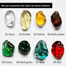 GobekUsa Green Crystal Stone Chandelier for Modern Spaces