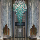 GobekUsa Green Crystal Stone Chandelier for Modern Spaces
