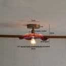 GobekUsa Glass Copper Nordic Ceiling Lamp for Living Room & Balcony.