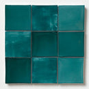Green Glossy Zellige Tiles 4x4