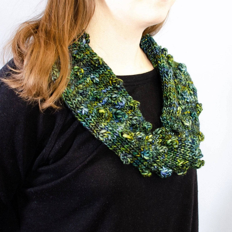 Green Goddess Infinity Scarf Knit Kit