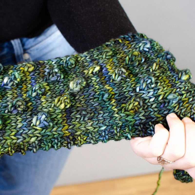 Green Goddess Infinity Scarf Knit Kit