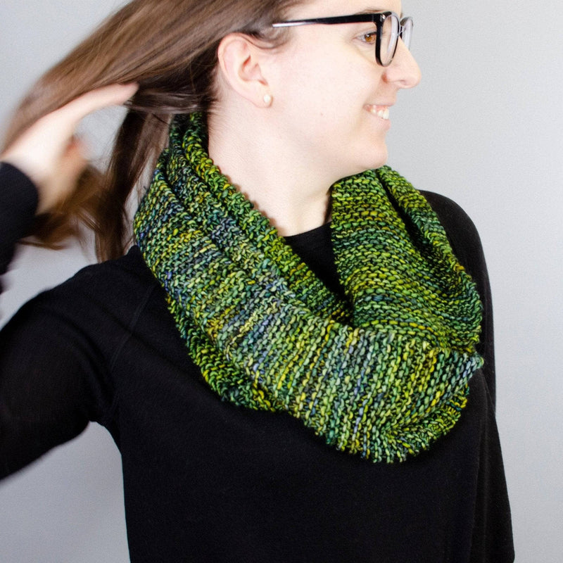 Green Goddess Infinity Scarf Knit Kit