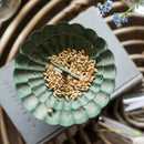 Green Iron Two Tier Small Decorative Tray