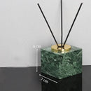 GobekUsa Green Marble Bathroom Set: Dispenser, Dish, Holder, Tissue Box & Accessories