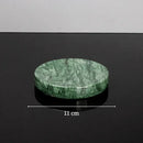 GobekUsa Green Marble Bathroom Set: Dispenser, Dish, Holder, Tissue Box & Accessories