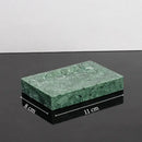 GobekUsa Green Marble Bathroom Set: Dispenser, Dish, Holder, Tissue Box & Accessories