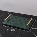 GobekUsa Green Marble Bathroom Set: Dispenser, Dish, Holder, Tissue Box & Accessories