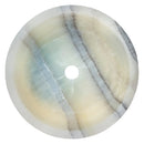 Natural Onyx Vessel Bathroom Sink Beige Greenstone Handmade