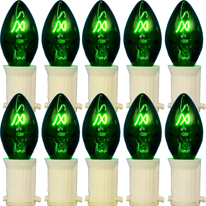 Green Outdoor String Lights