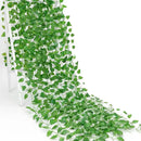 Green silk artificial ivy hanging garland garden decor by Decorbites