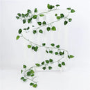 Green silk artificial ivy hanging garland garden decor by Decorbites