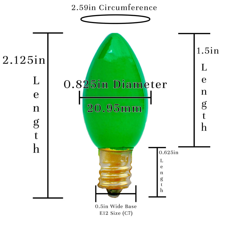 Green Solid Ceramic Lights