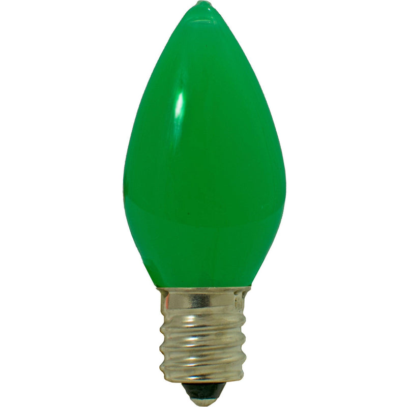 Green Solid LED Light Bulbs