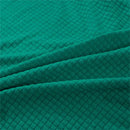 Green textured jacquard elastic seat covers dining room chair slipcover by Decorbites
