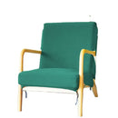 Green textured jacquard elastic seat covers dining room chair slipcover by Decorbites
