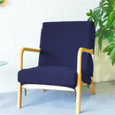 Green textured jacquard elastic seat covers dining room chair slipcover by Decorbites