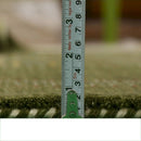 Green Tribal Geometric Center Pattern Hand Loomed Wool Area Rug by The Rug Decor