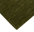 Green Tribal Hand Loomed Wool Area Rug - Traditional Multicolor Authentic by The Rug Decor