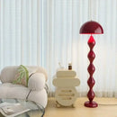 Green wavy circle mushroom floor lamp living room lighting by Decorbites