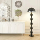 Green wavy circle mushroom floor lamp living room lighting by Decorbites