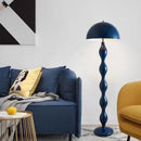 Green wavy circle mushroom floor lamp living room lighting by Decorbites