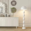 Green wavy circle mushroom floor lamp living room lighting by Decorbites