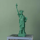 Green & white liberty statue model office desk decor by Decorbites