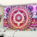 Green & yellow mandala wall hanging bedroom tapestry by Decorbites