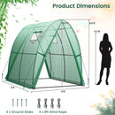 6 x 6 x 6.6 FT Outdoor Wall-in Tunnel Greenhouse by LJGDeals