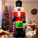 8 Feet Inflatable Nutcracker Soldier with 2 Built-in LED Lights by LJGDeals