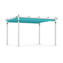 Outdoor Pergola with Retractable Canopy and Aluminum Frame by LJGDeals