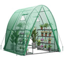 6 x 6 x 6.6 FT Outdoor Wall-in Tunnel Greenhouse by LJGDeals