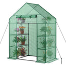 Portable 4 Tier Walk-in Plant Greenhouse with 8 Shelves by LJGDeals