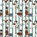 Edmund Wallpaper by Painted Hawk Design