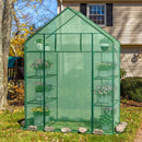 Portable 4 Tier Walk-in Plant Greenhouse with 8 Shelves by LJGDeals