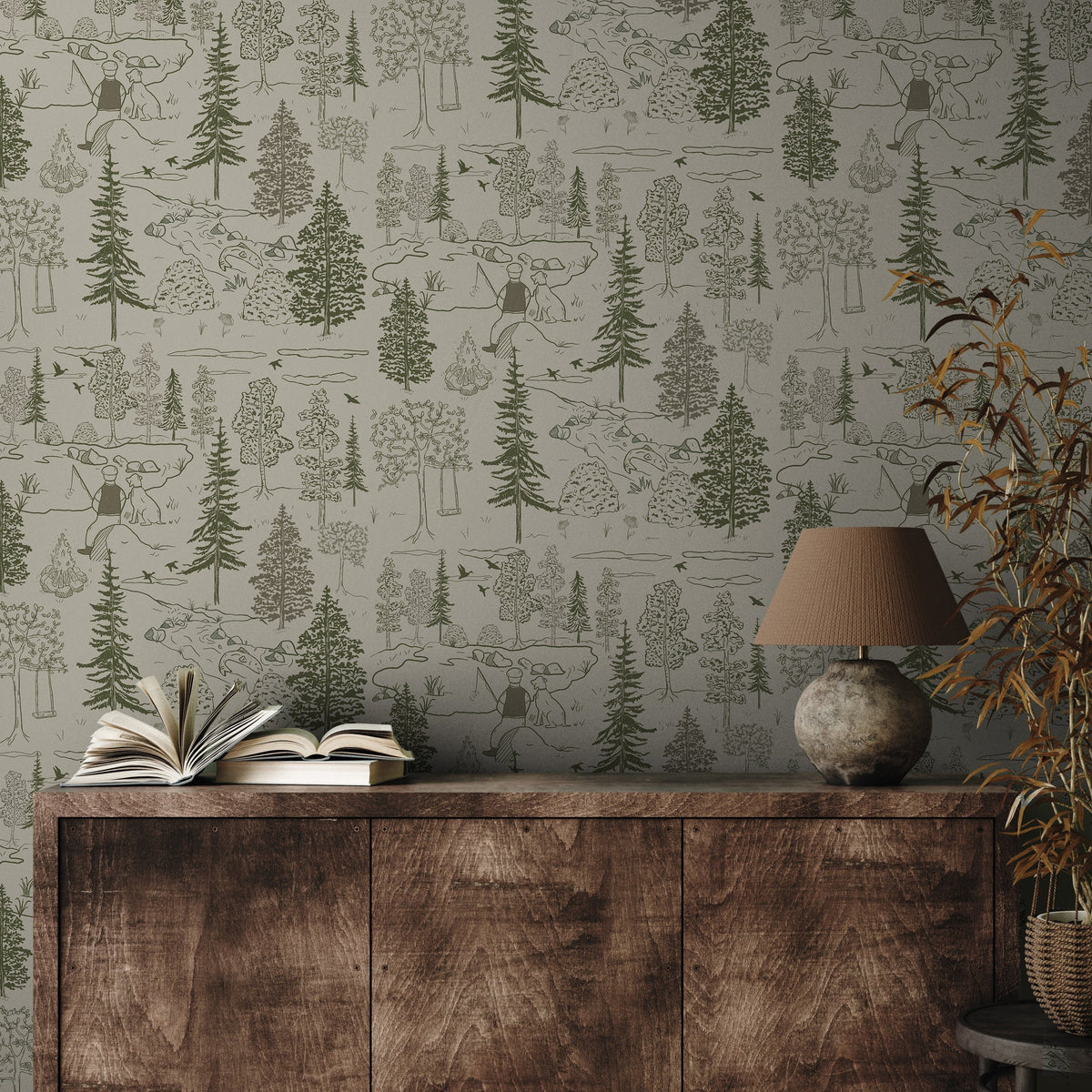 Milton Wallpaper by Painted Hawk Design, photo 3 of 8