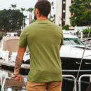 Men's Organic Crew Neck - Olive Green