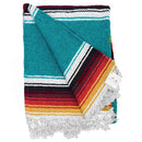 Teal Sunset Baja Diamond Yoga Blanket