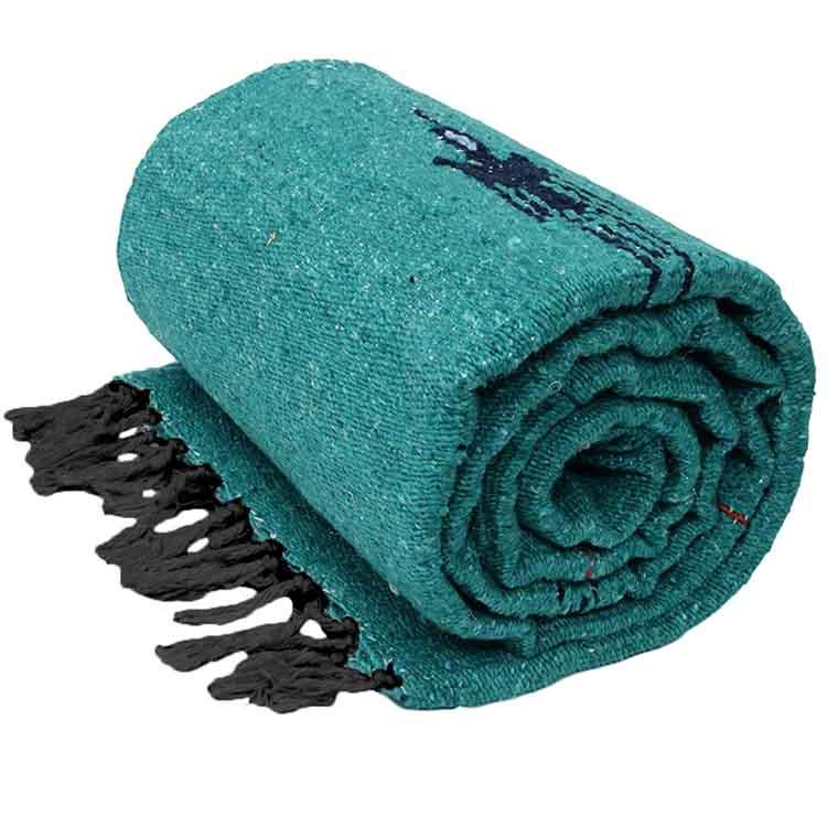 Turquoise Green Baja Thunderbird Blanket