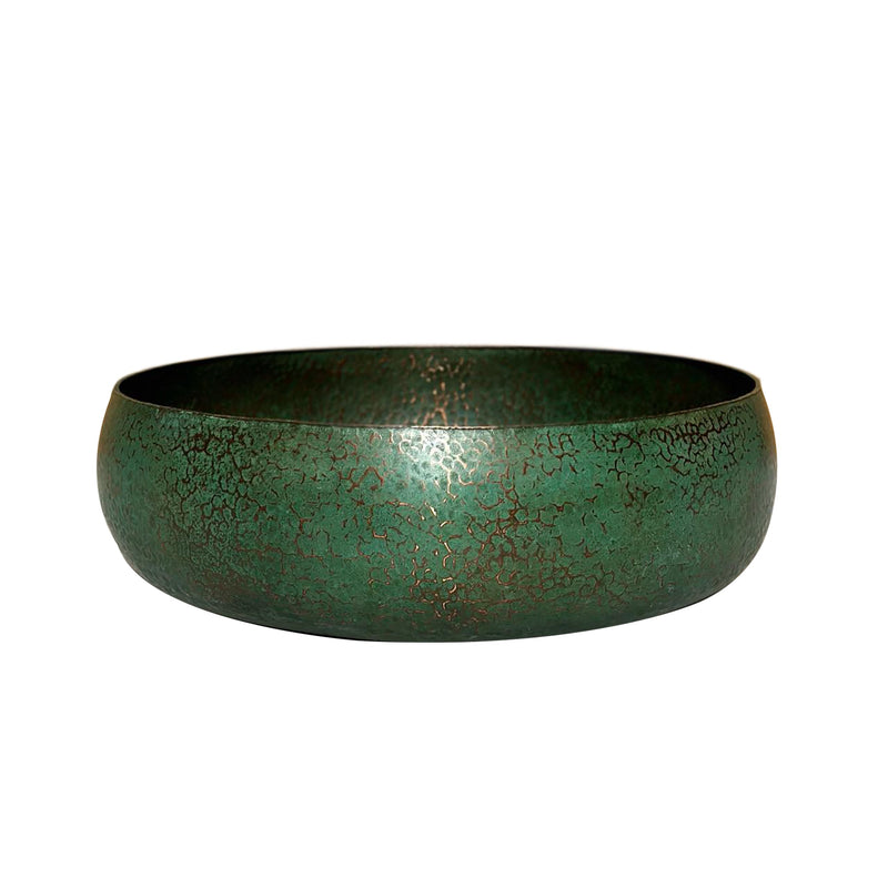 Green Washbasin - Oxidized Copper Bathroom Sink - Athea