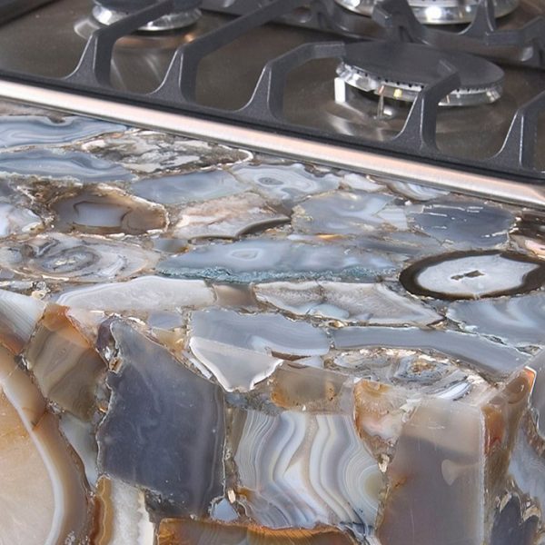 Grey Agate Precious Stone