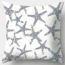 Grey geometry patterned pillow case for living room decor by Decorbites