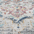 Grey Indoor & Outdoor Rug for Balcony Oriental Pattern