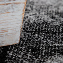Grey White Area Rug Modern Design with Abstract Paint Effect