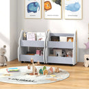 Kids Wooden Bookshelf with Universal Wheels by LJGDeals