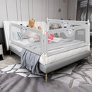 Vertical Lifting Baby Bed Rail with Double Safety Lock by LJGDeals