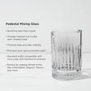 Pedestal Crystal Mixing Glass by Viski