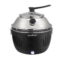 Grill Time Tailgater GTX Portable Charcoal Grill with Glass Hood Perfect for Camping Accessories