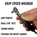 Grip Speed Wrench with Dual 3/16" Bits